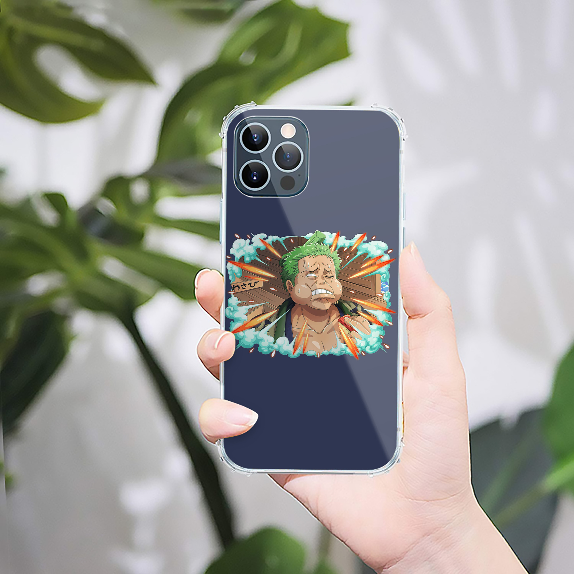（画像用） ワンピース ロロノア・ゾロ ONE PIECE Roronoa Zoro 【iPhone 12シリーズ対応】透明スマホケース（クリアソフトケース）